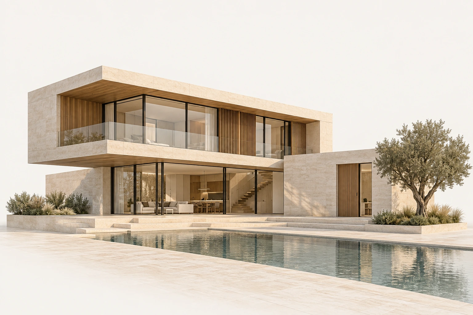 Courtyard exterior rendering