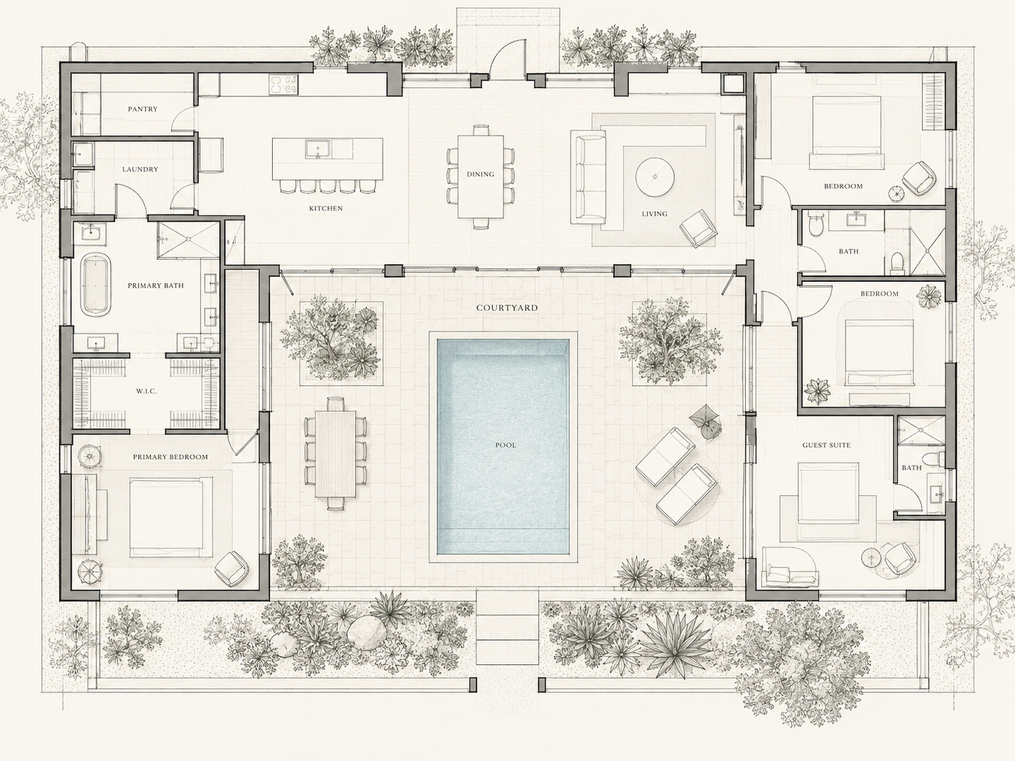 Residence floor plan