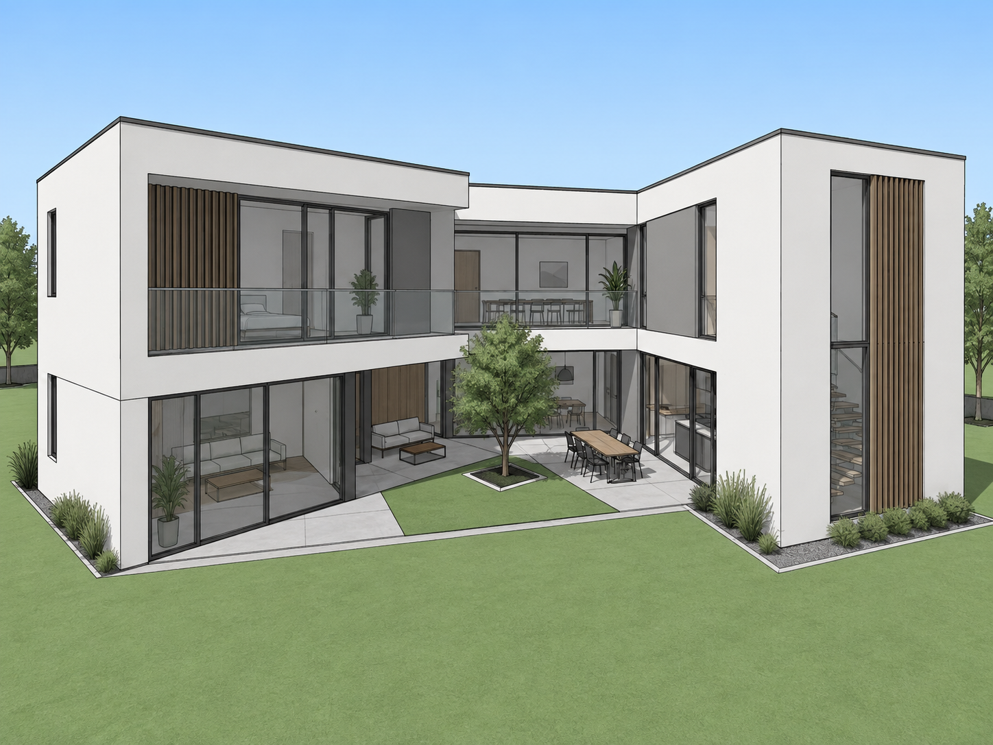 SketchUp architectural model