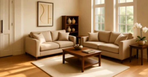 Sunlit interior