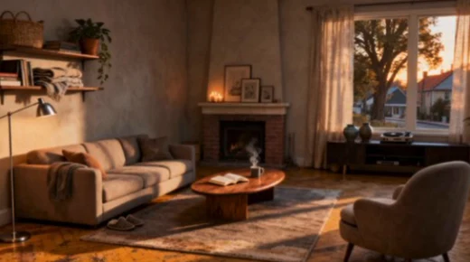 Warm interior rendering